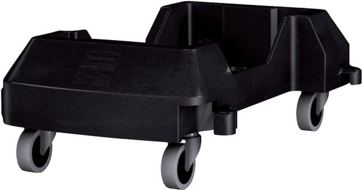 Rubbermaid Slim Jim Transportroller - Kunststoff schwarz.