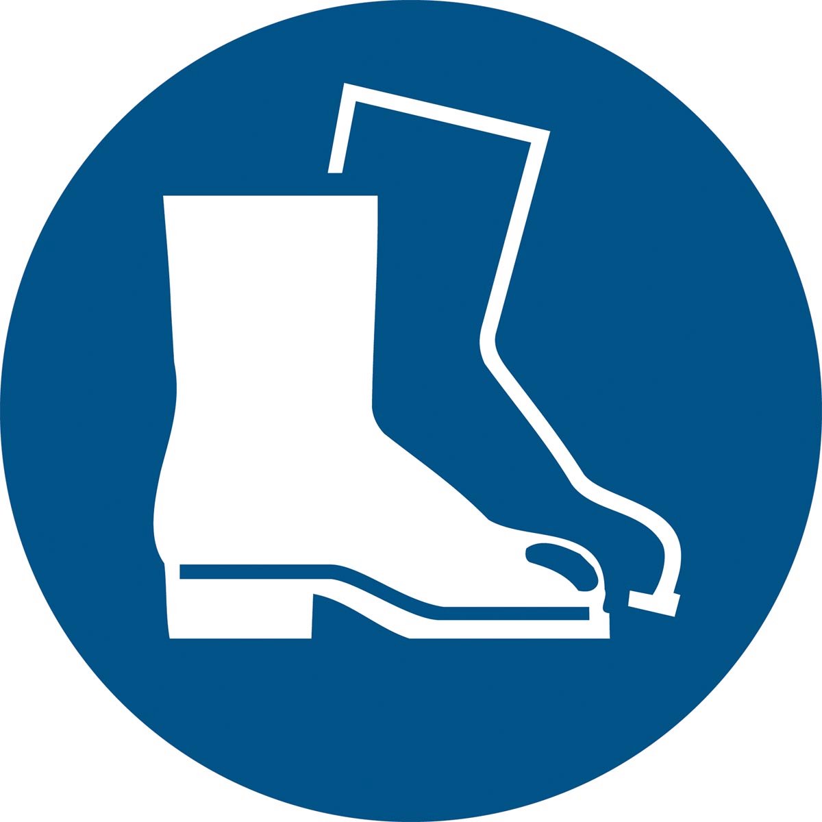 10 x Tarifold Sicherheitspiktogramm - Arbeitsschutzschuhe tragen 200mm