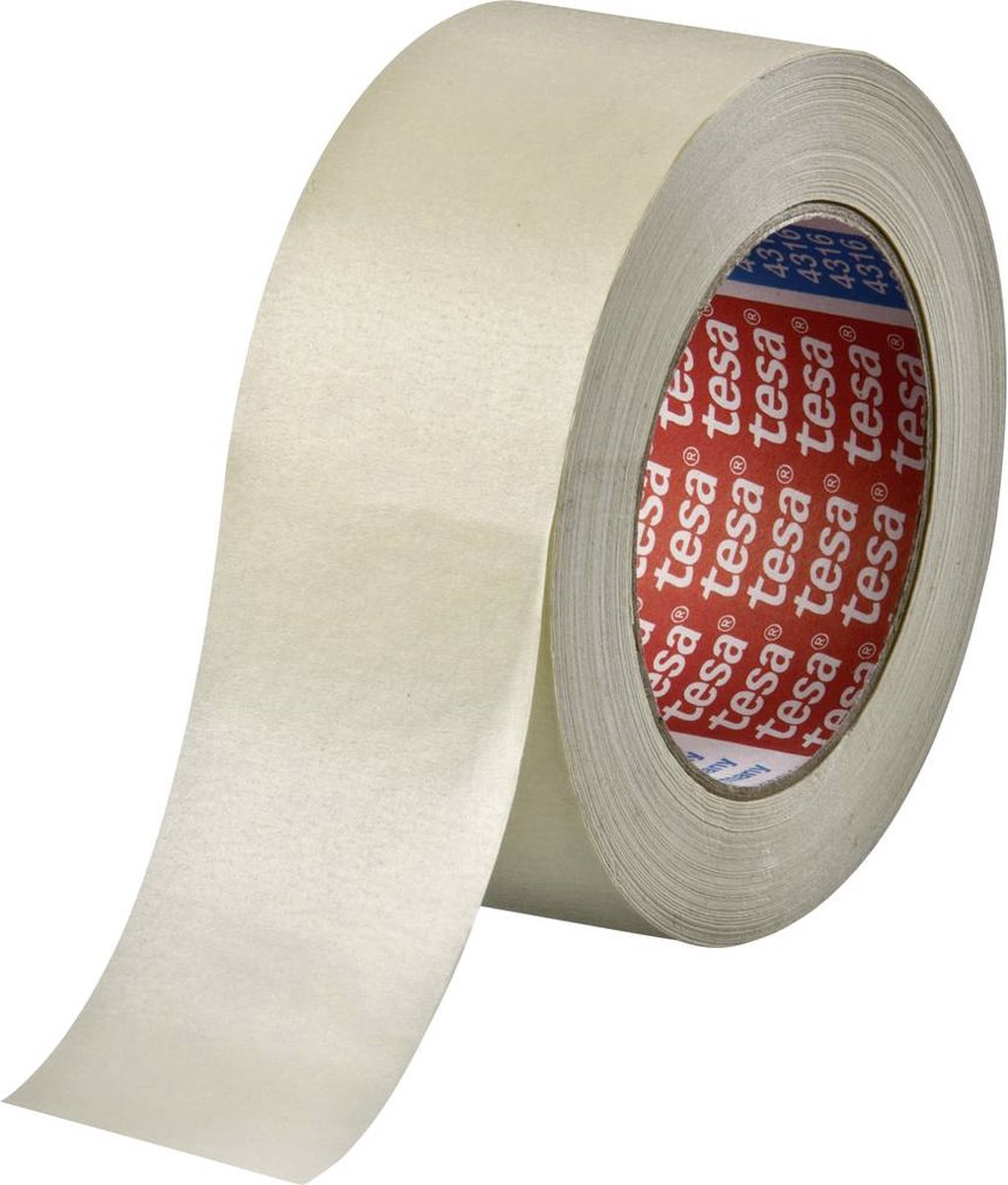 12 x Tesa Abdeckband tesakrepp 4316 25mm x 50m chamois