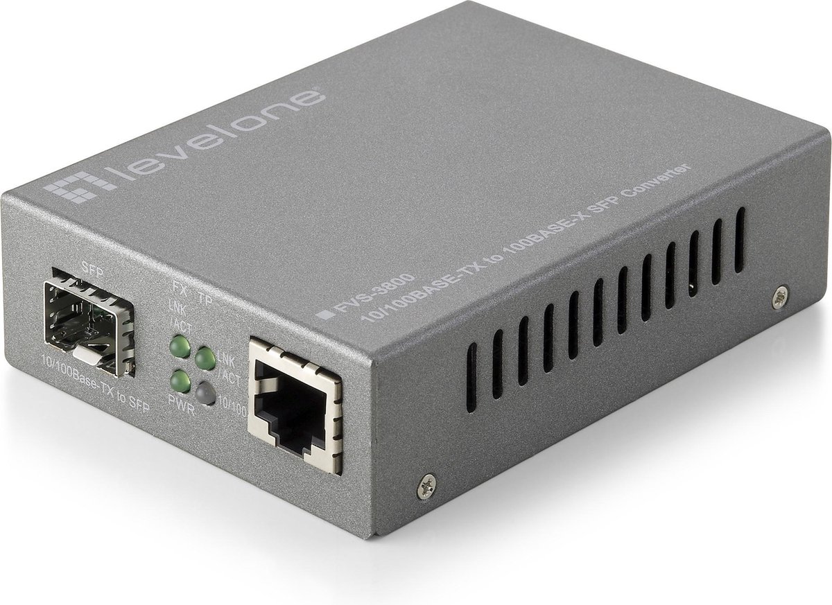 LevelOne LevelOne FVS-3800 10/100Base TX auf 100Base-X SFP Konverter
