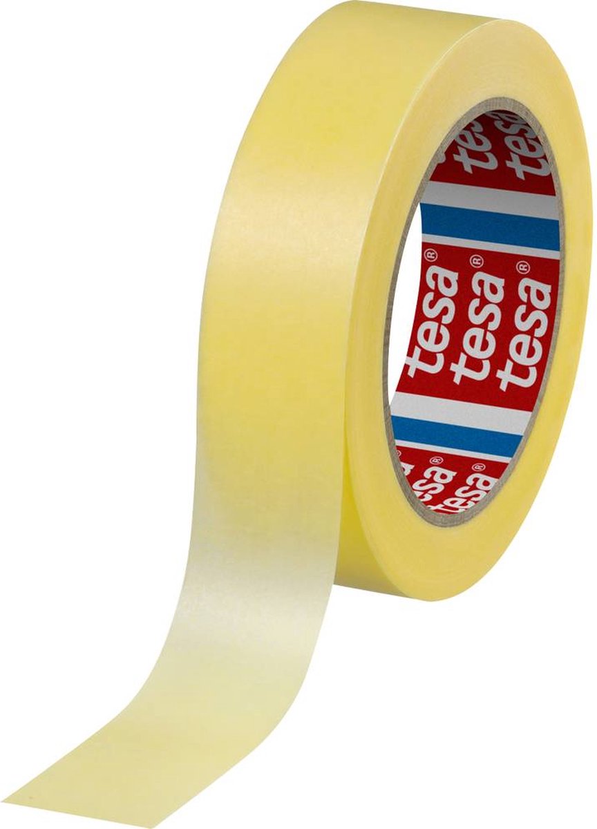8 x Tesa Präzisionskrepp Plus 4334 19mm x 50m gelb