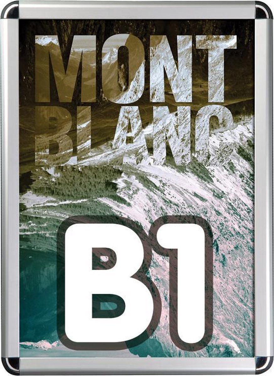 Update Displays Klapprahmen 32mm Rondo 700x1000mm silber eloxiert
