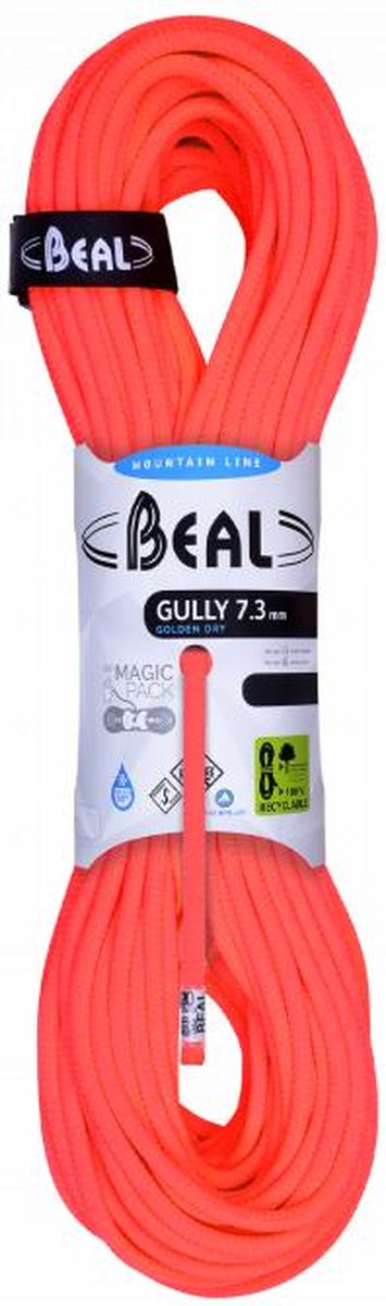 Beal Gully 7.3mm Unicore GOLDEN DRY - Halbseil, Zwillingsseil