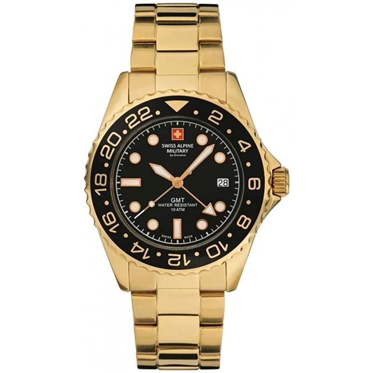 Swiss Alpine Military 7052.1117 Diver Herrenuhr 42mm 10ATM