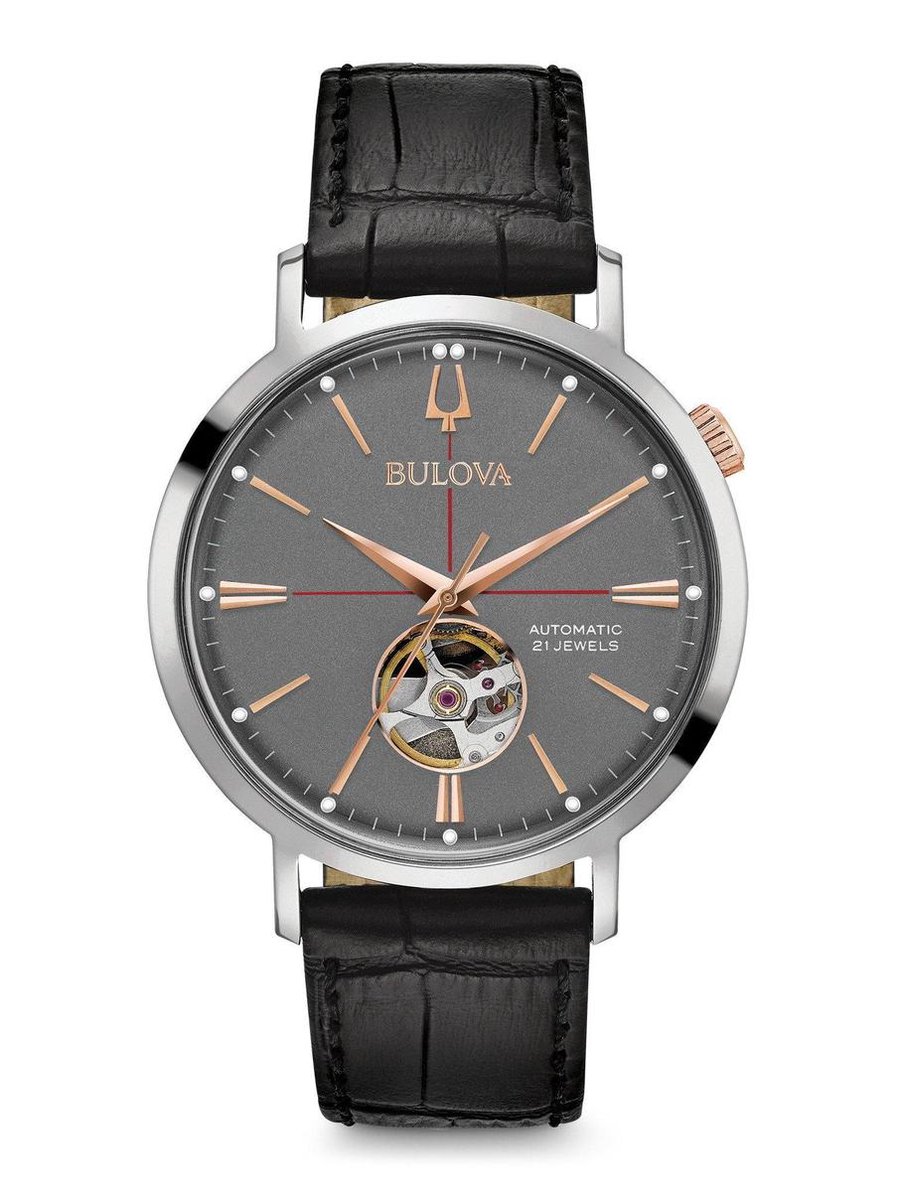 Bulova 98A187 Klassik Automatik Herrenuhr 41mm 3ATM