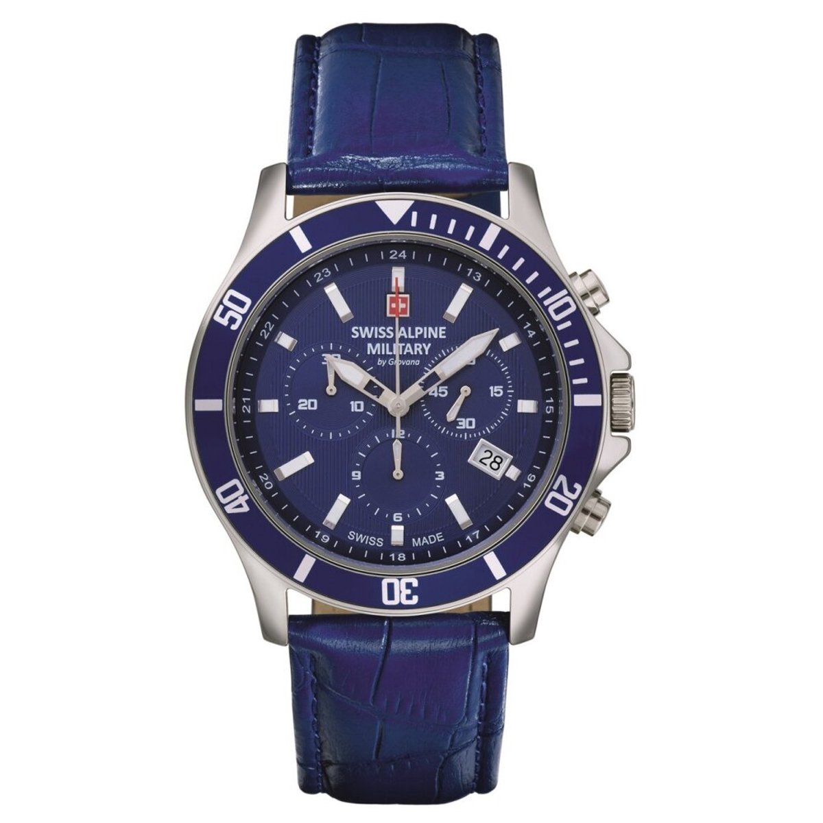 Swiss Alpine Military 7022.9535 Chronograph Herrenuhr 42mm 10ATM