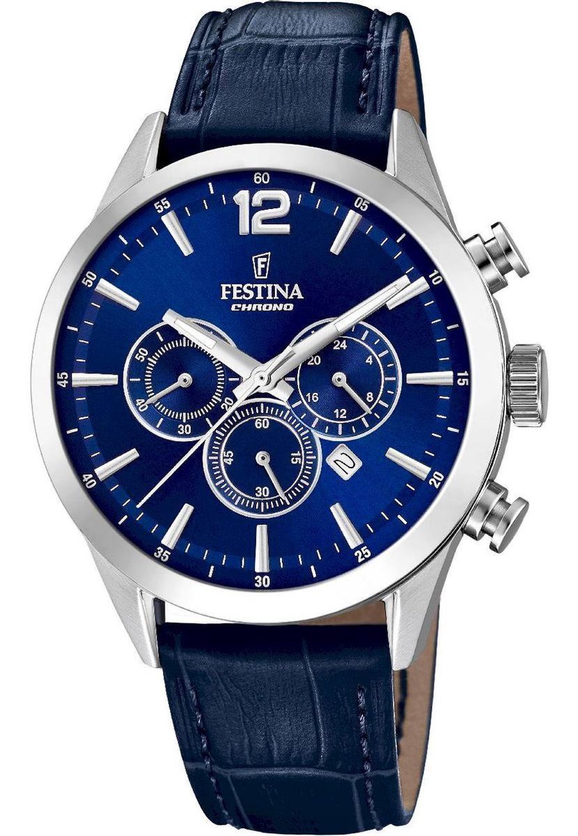 Festina F20542/2 Timeless Chronograph Herrenuhr 44mm 5ATM