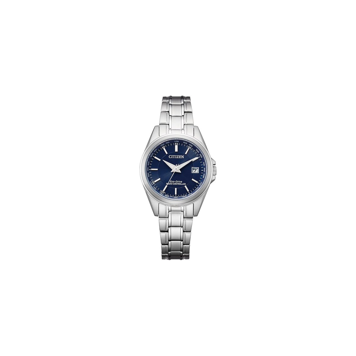 Citizen EC1180-81L Eco-Drive Funkuhr Damenuhr 29mm 10ATM
