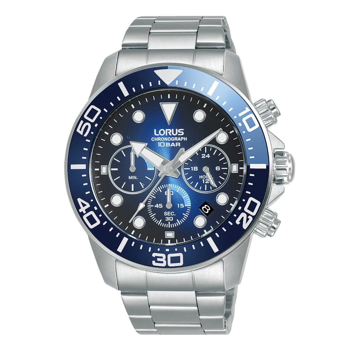 Lorus RT343JX9 Chronograph Herrenuhr 43mm 10ATM