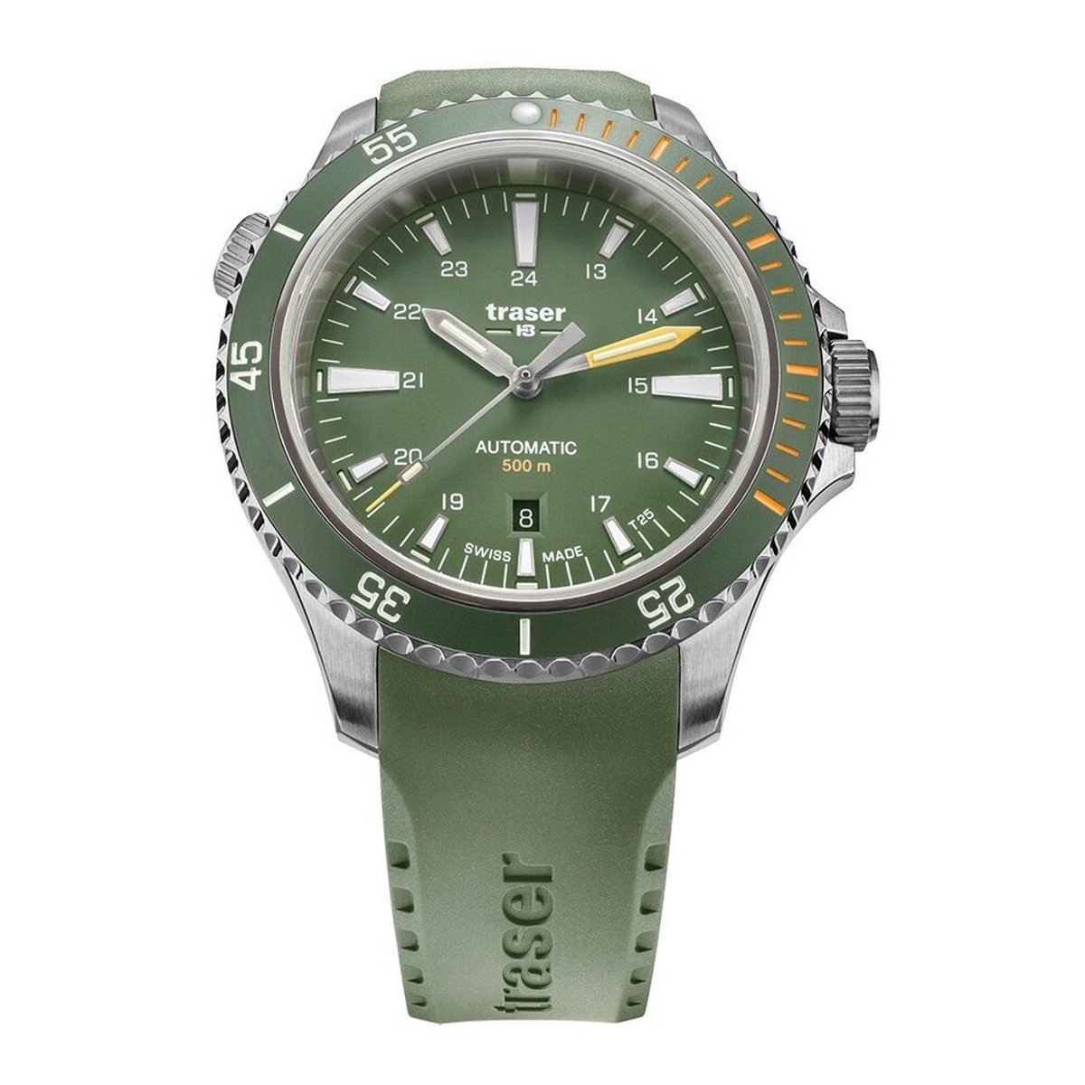 Traser H3 110327 P67 Diver Automatik Green Herrenuhr 46mm 50ATM