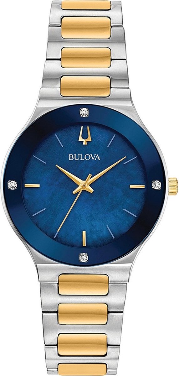 Bulova 98R273 Millennia Diamant Damenuhr 32mm 3ATM