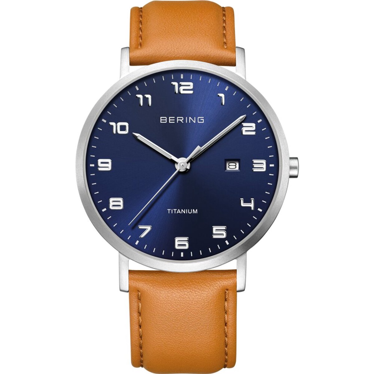 Bering 18640-568 Herrenuhr Titanium 40mm 5ATM