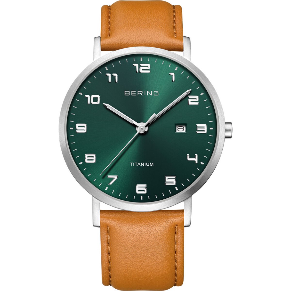 Bering 18640-567 Herrenuhr Titanium 40mm 5ATM