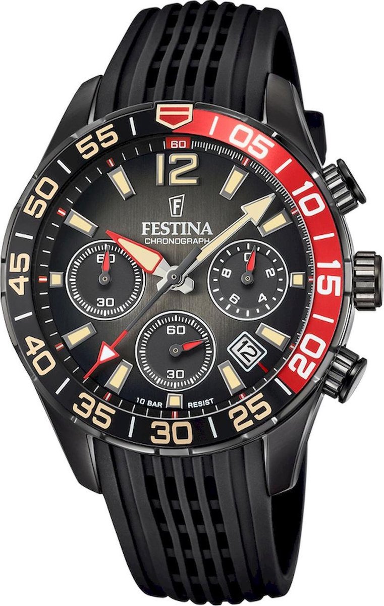 Festina F20518/3 Sport Chronograph Herrenuhr 44mm 10ATM