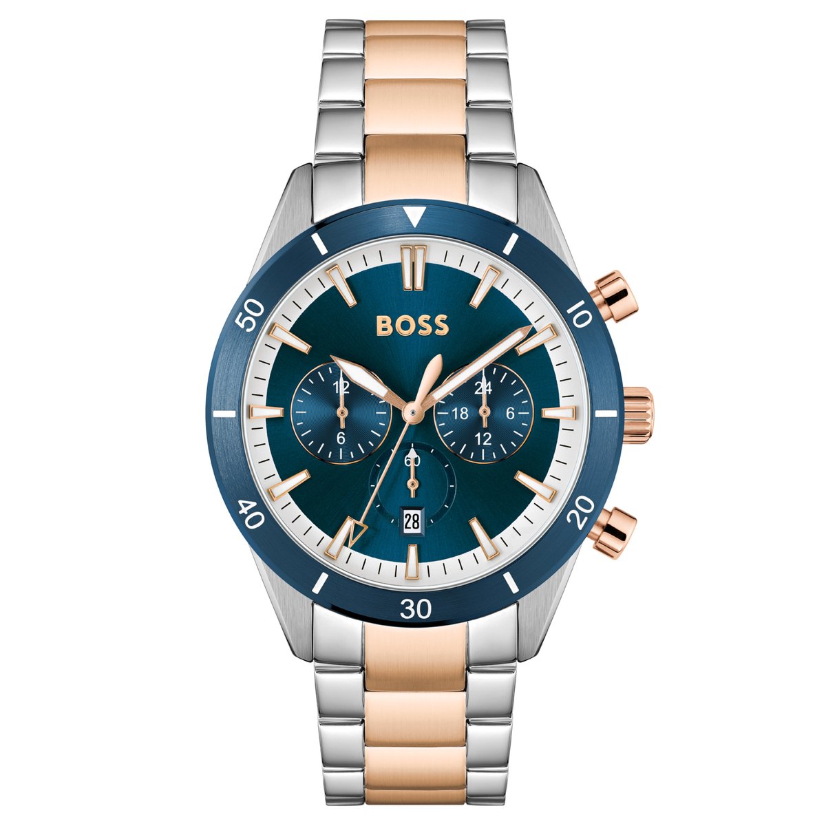 BOSS 1513937 Santiago Chronograph Herrenuhr 45mm 5ATM