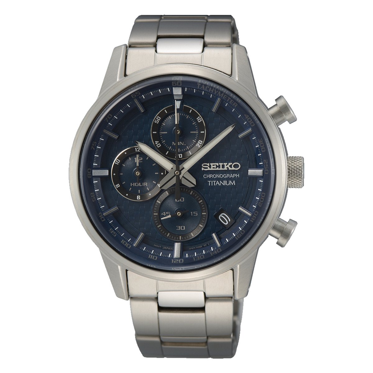 Seiko SSB387P1 Titanium Chronograph Herrenuhr 42mm 10ATM