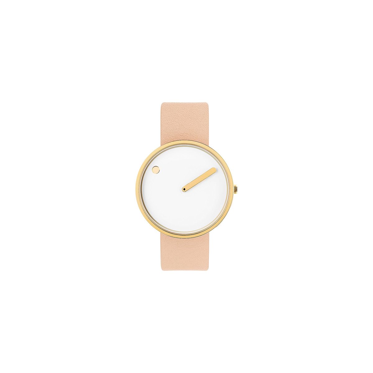 PICTO 43321-6320G Damenuhr White and Gold 40mm 5ATM