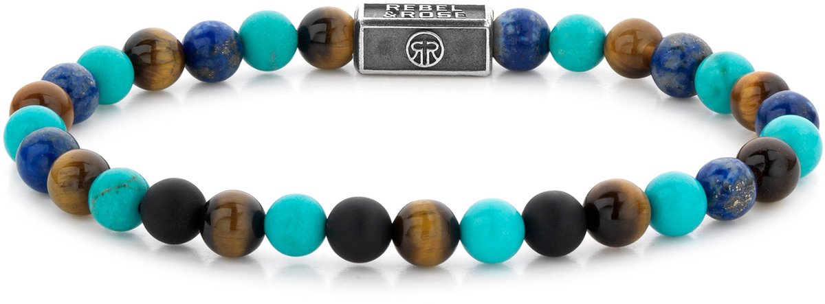 Rebel & Rose Armband Mix Turquoise 925 RR-6S006-S-S Damen