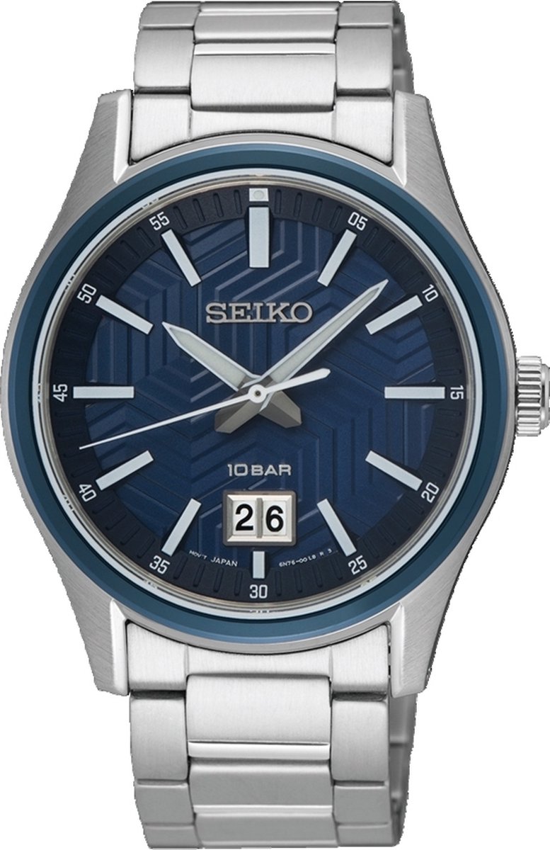 Seiko SUR559P1 Saphirglas Herrenuhr Big-Date 40mm 10ATM