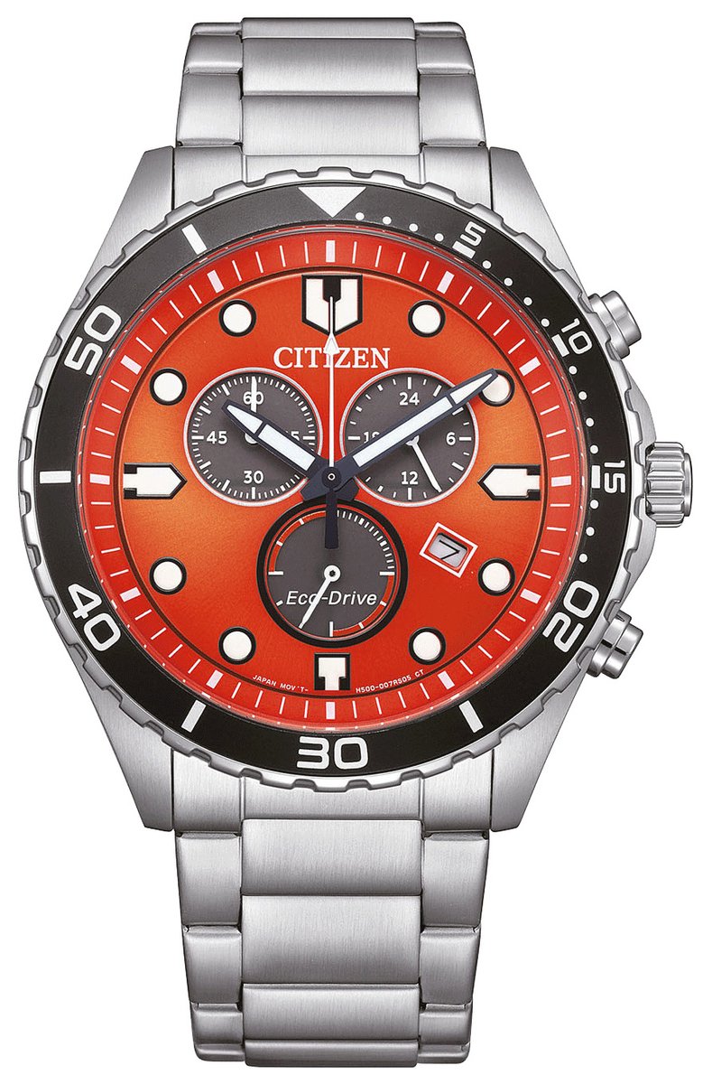 Citizen AT2560-84X Herrenuhr Eco-Drive Chronograph 43mm 10ATM