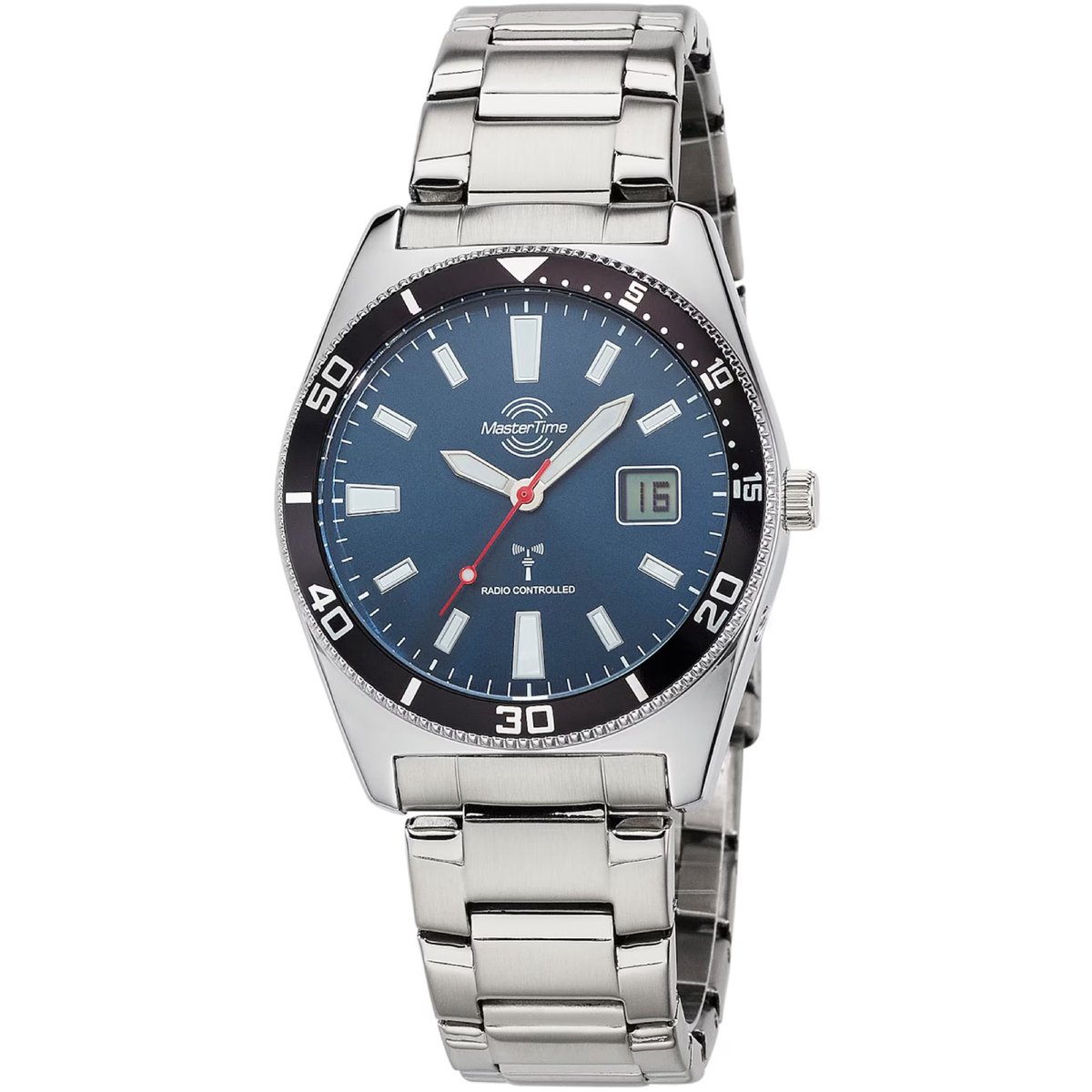 Master Time MTGA-10858-31M Funkuhr Herrenuhr 42mm 5ATM