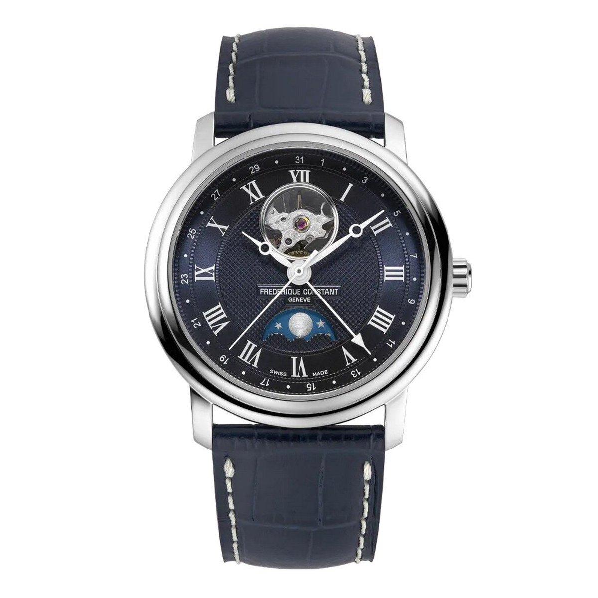 Frederique Constant FC-335MCNW4P26 Classic Moonphase Automatik Herrenuhr