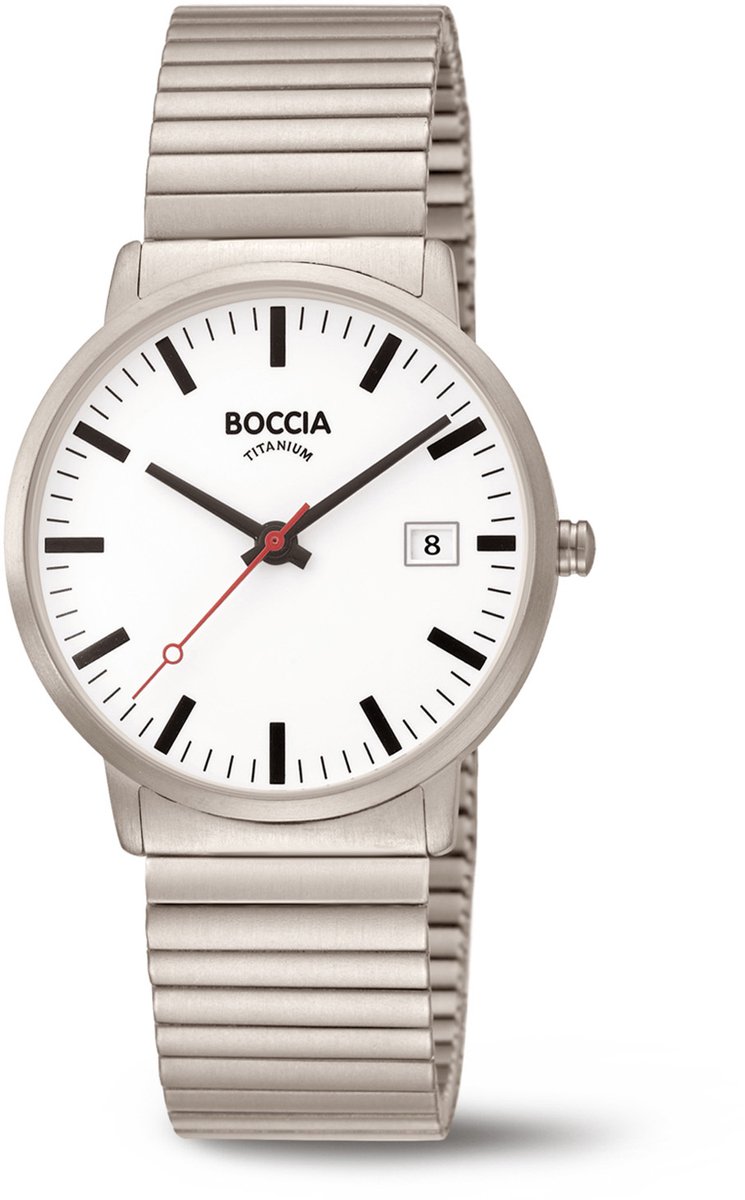 Boccia 3622-04 Herrenuhr Titanium Zugbanduhr 38mm 5ATM