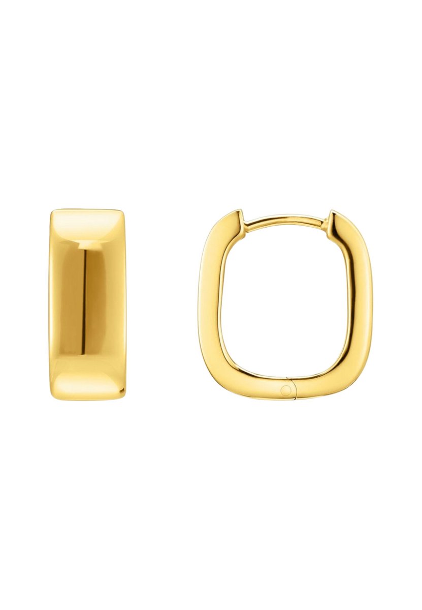 Thomas Sabo CR744-413-39 Bold - Vergoldete Creolen in eckiger Form 16,5 mm Damen