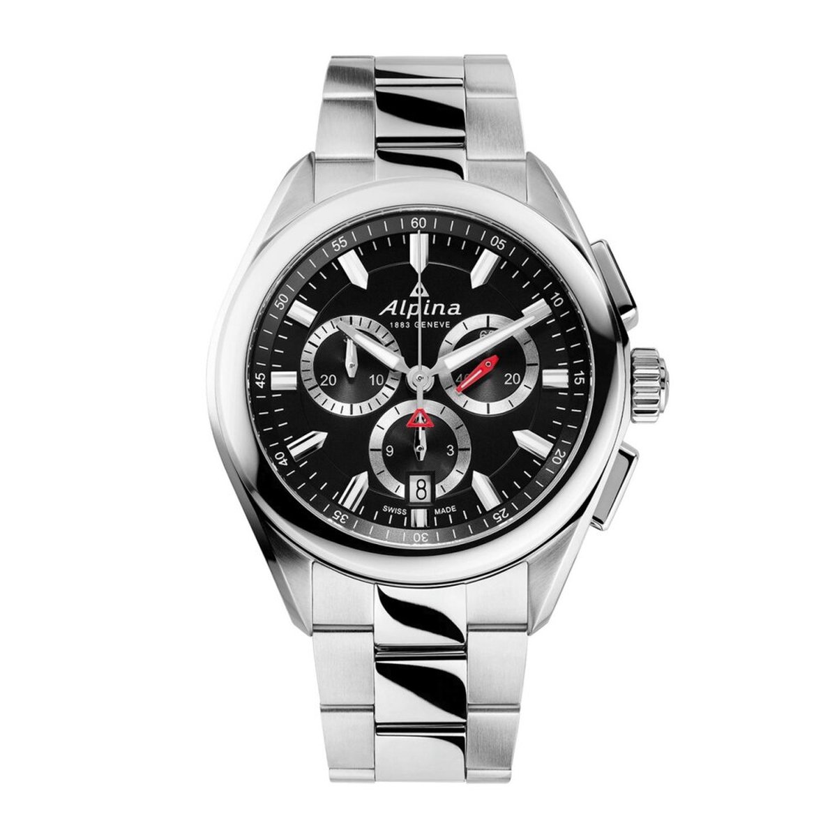Alpina AL-373BS4E6B Alpiner Chronograph Herrenuhr 42mm 10ATM