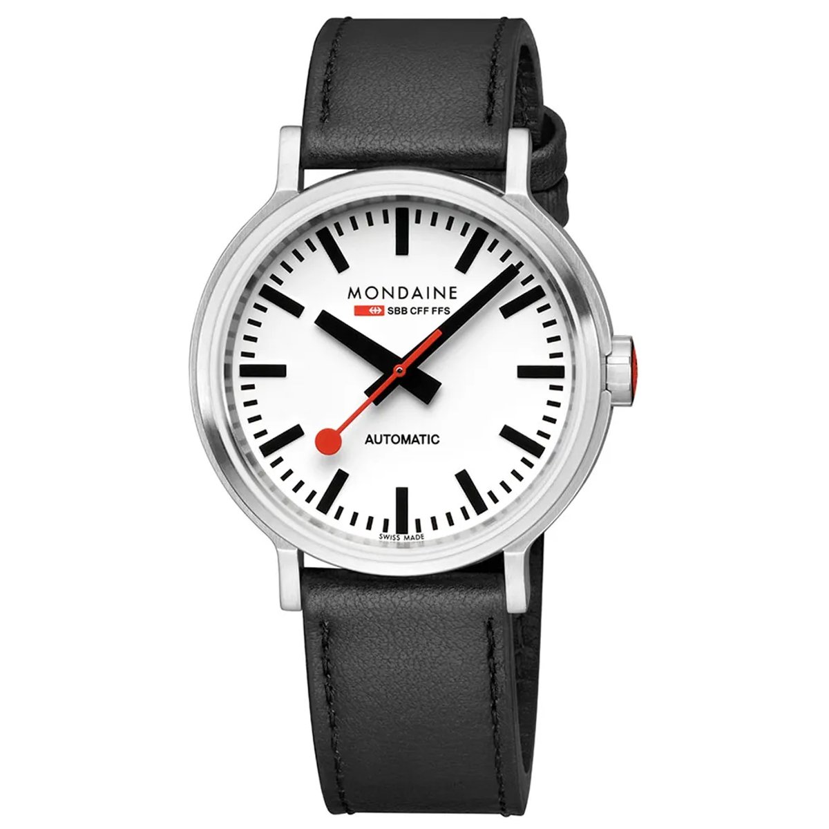 Mondaine MST.4161B.LBV Herrenuhr SBB Original Automatik 41mm 3ATM