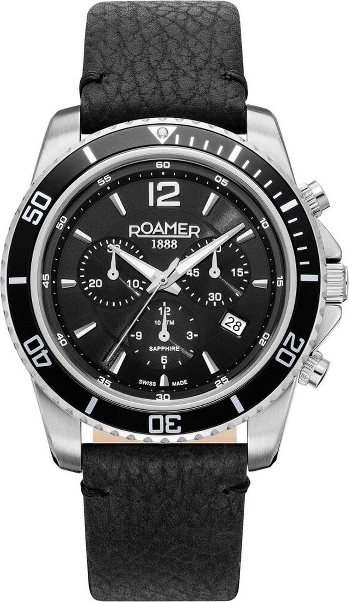 Roamer 862837 41 55 02 Herrenuhr Nautic Chrono 100 Chronograph 43mm 10ATM