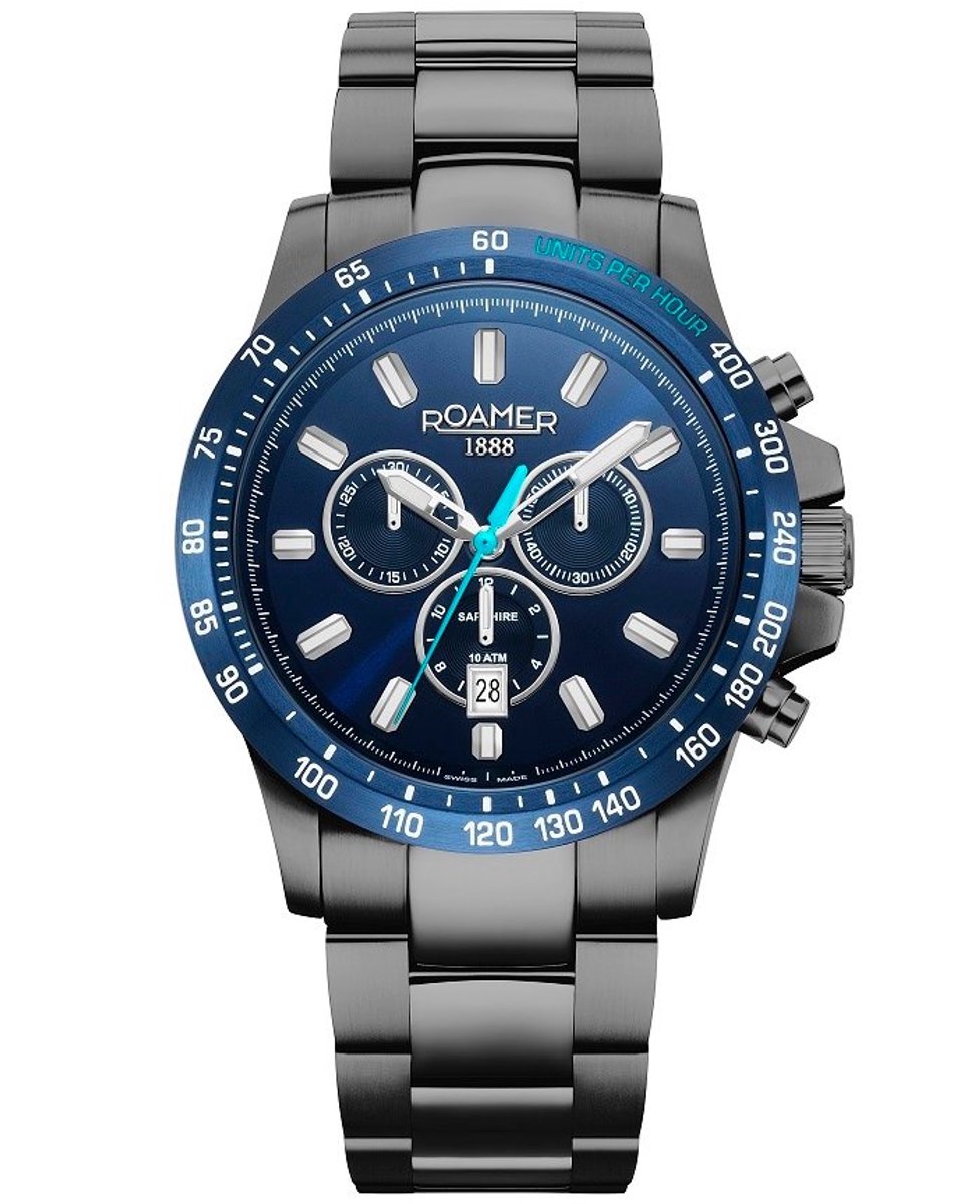 Roamer 861837 44 45 20 Herrenuhr Rimini Chronograph 45mm 10ATM