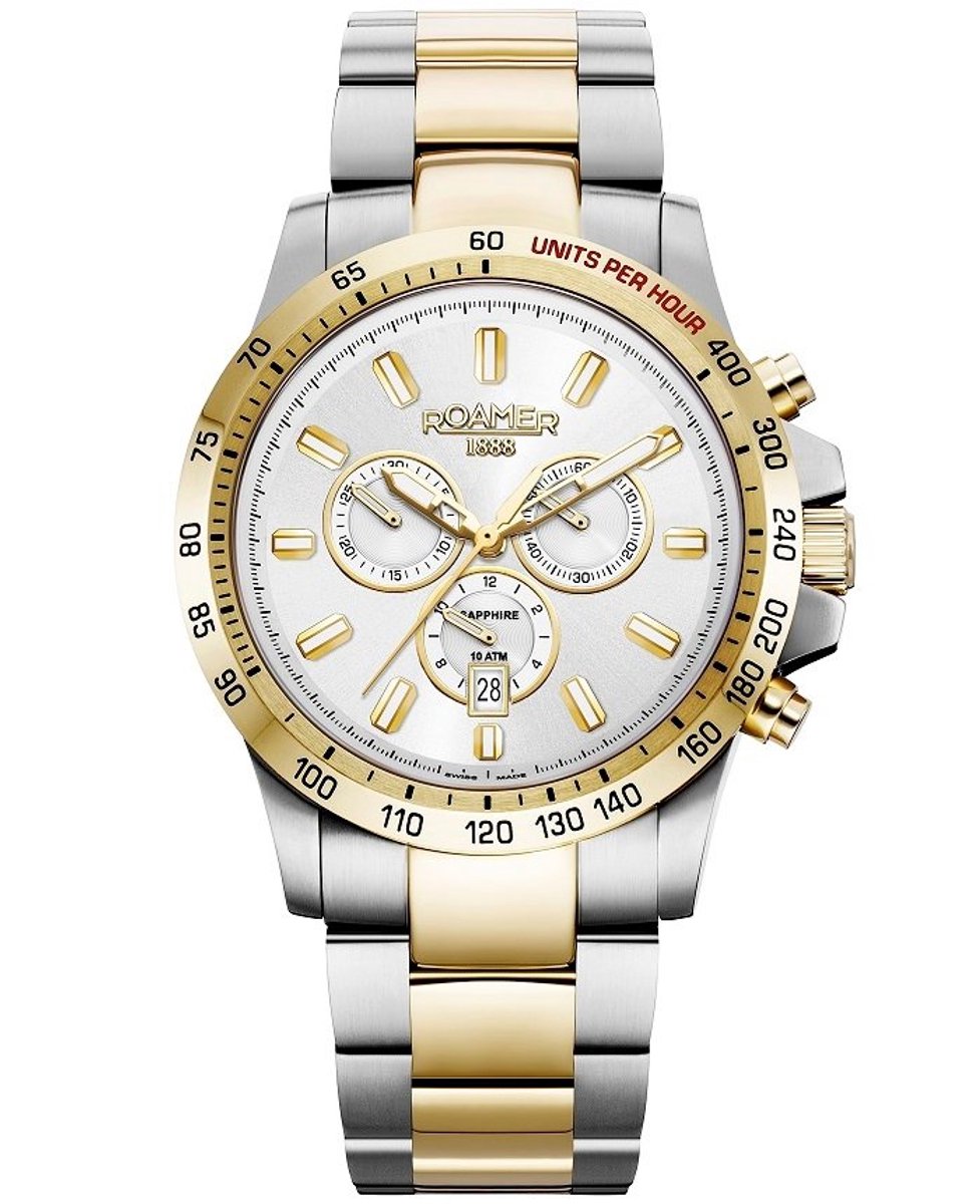 Roamer 861837 47 15 20 Herrenuhr Rimini Chronograph 45mm 10ATM