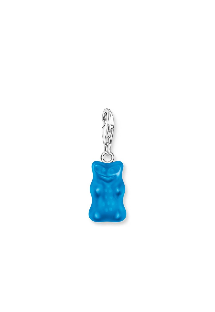 Thomas Sabo 2181-017-1 Blauer Charm Goldbären Anhänger Silber Damen