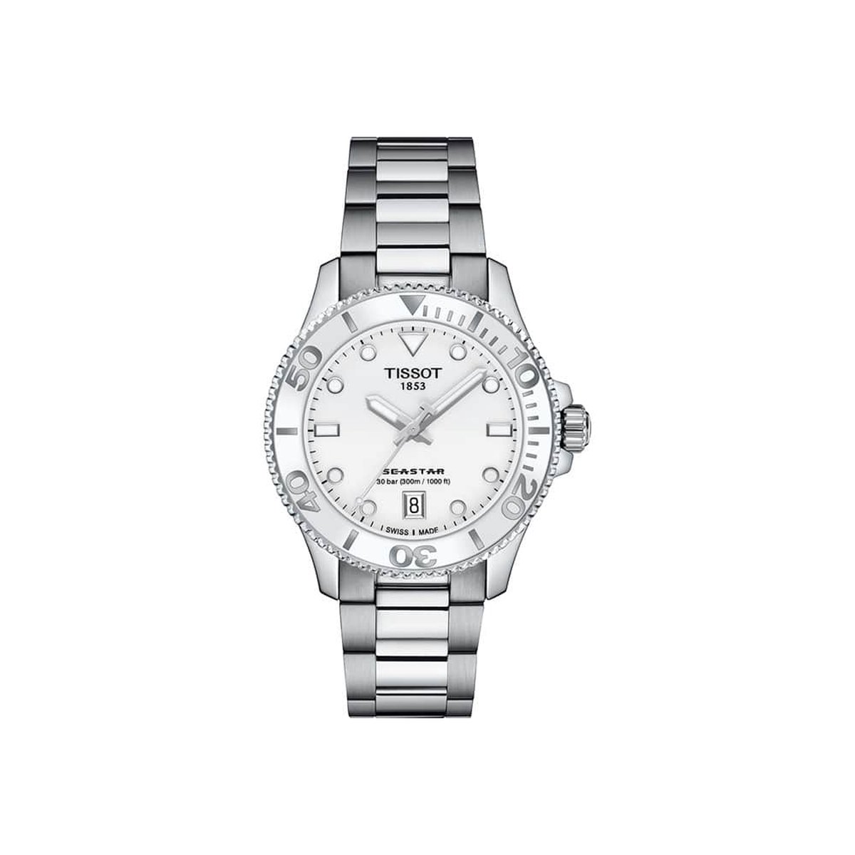 Tissot T1202101101100 Damenuhr Seastar 1000 36mm 30ATM