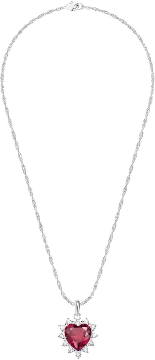 Thomas Sabo KE2305-013-10-L45V Kette mit Herz Anhänger romance silber Damen