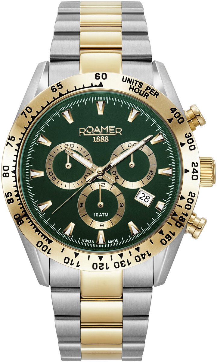 Roamer 850837 47 75 20 Herrenuhr Monza 100 Chronograph 42mm 10ATM