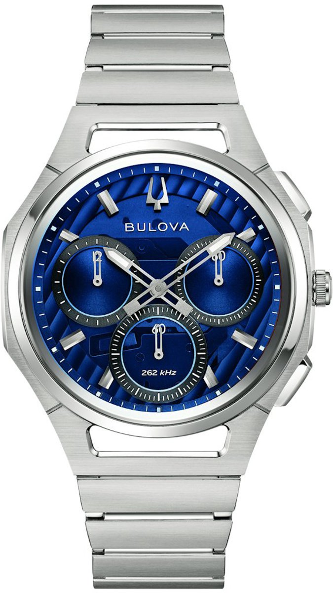 Bulova 96A339 Herrenuhr Curv Chronograph 41mm 3ATM