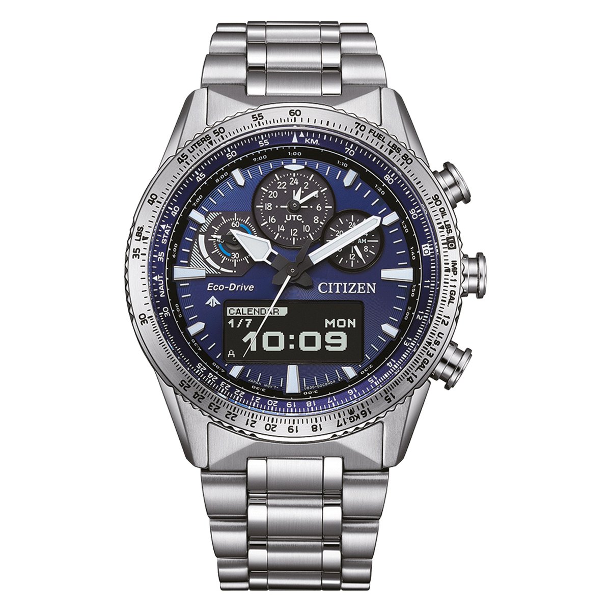 Citizen JV2000-51L Herrenuhr Promaster Sky Eco-Drive Pilot Chronograph 43mm 20ATM