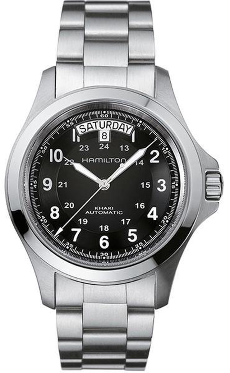 Hamilton H64455133 Herrenuhr Khaki Field King Automatik 40mm 5ATM