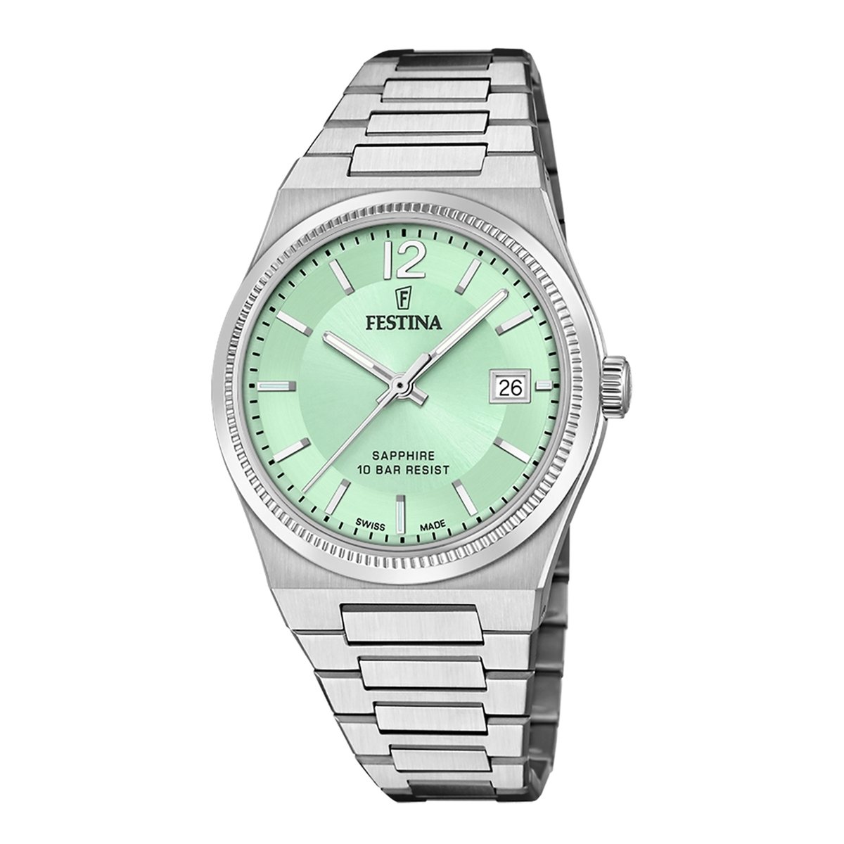 Festina F20035/3 Damenuhr Swiss Made Rivé 35mm 10ATM