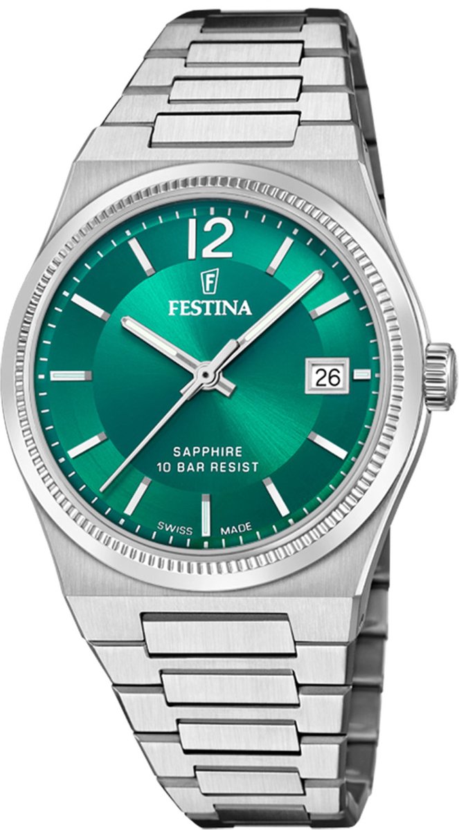 Festina F20035/5 Damenuhr Swiss Made Rivé 35mm 10ATM