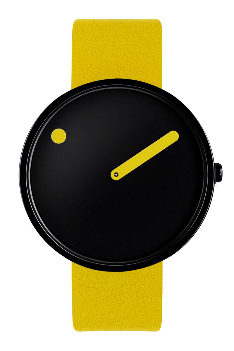 Picto 43388-6120B Unisex Canary Yellow 40mm 5ATM
