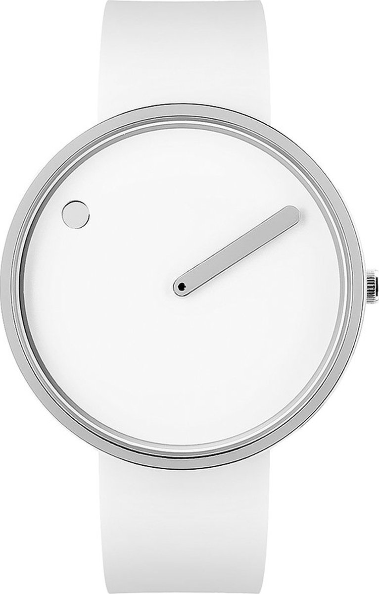 Picto 43364-0220S Unisex White Silicone 40mm 5ATM