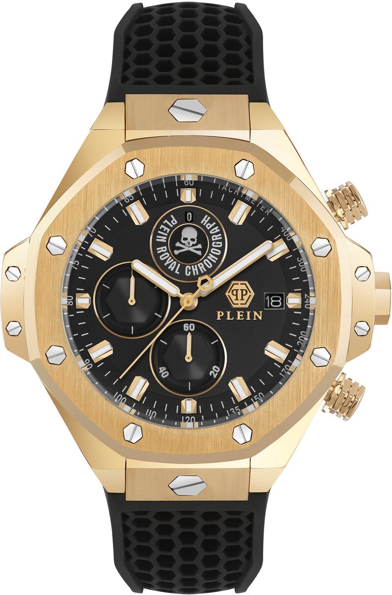 Philipp Plein PWLFA0325 Herrenuhr Plein Chrono Royal 46mm 5ATM