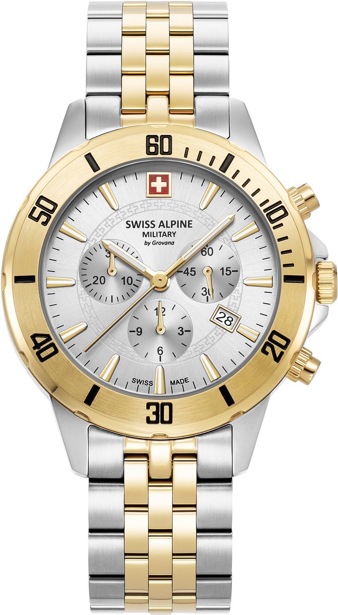 Swiss Alpine Military 7024.9142 Herrenuhr Cruiser Chronograph 44mm 10ATM