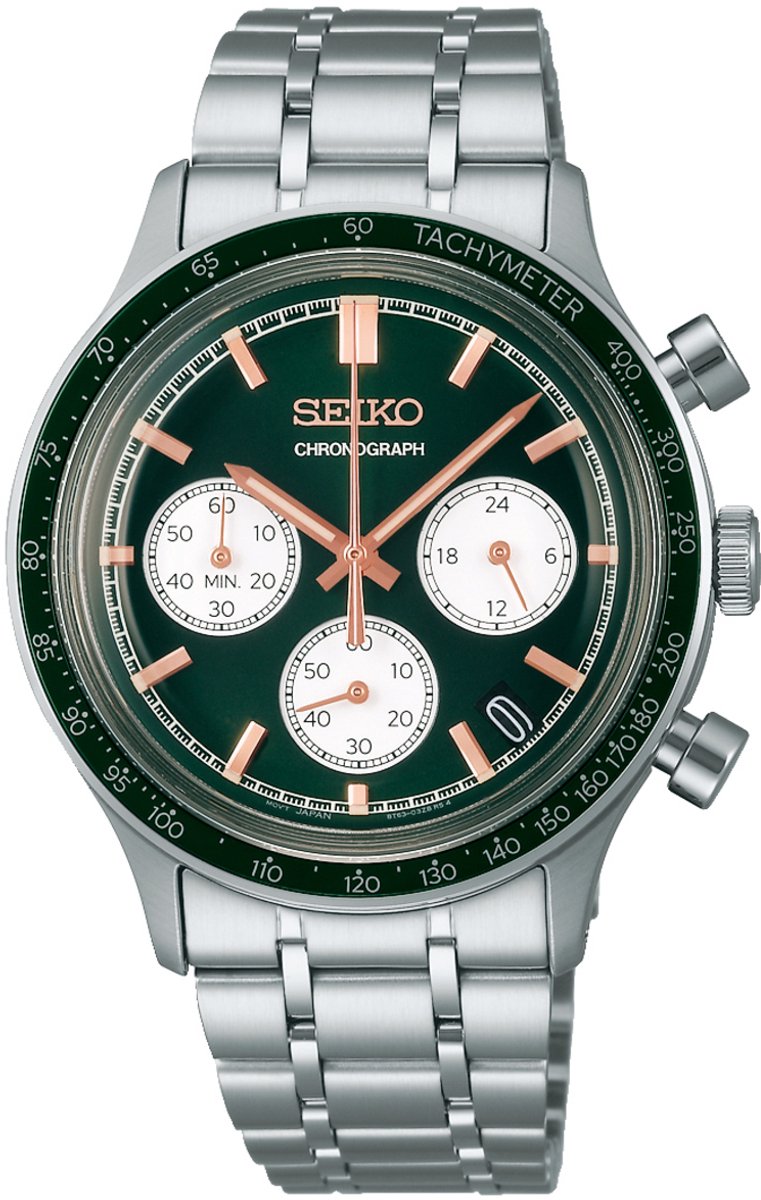 Seiko SSB481P1 Herrenuhr Sport Quarz Chronograph 39mm 5ATM
