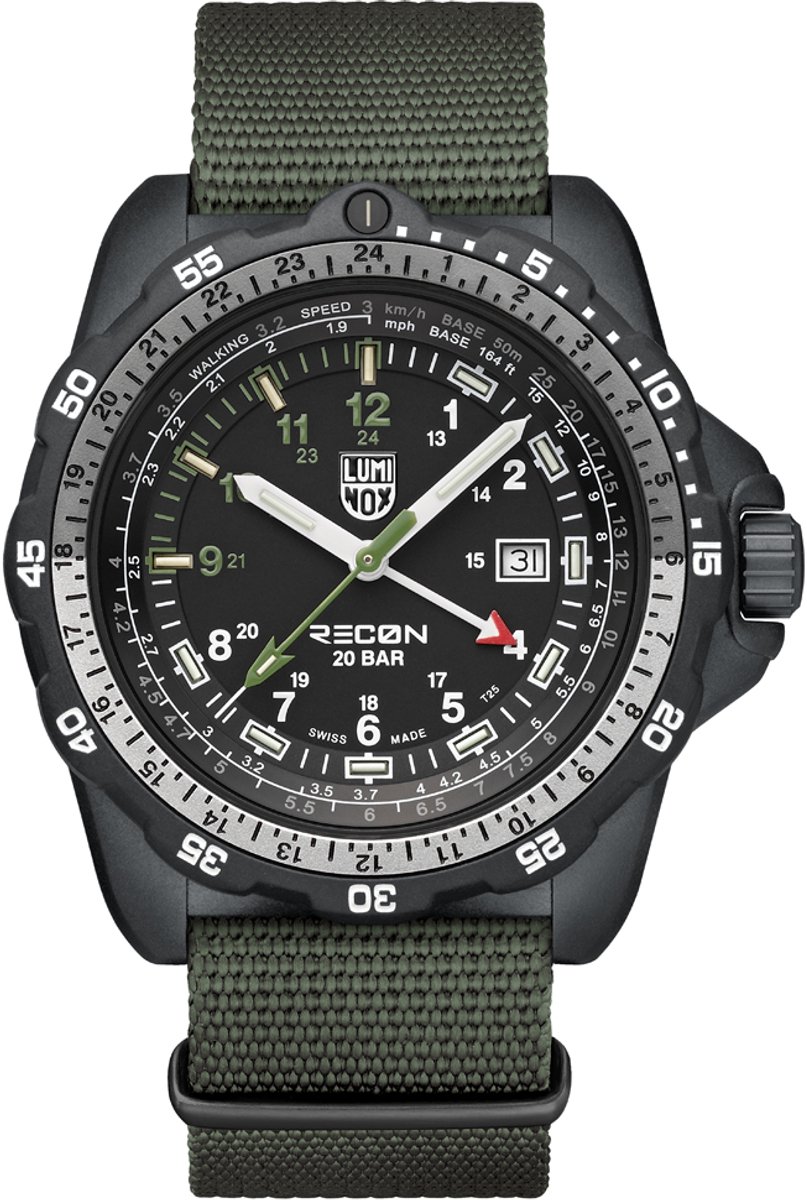 Luminox XL.8837.SET Herrenuhr Recon Nav Spec Set GMT 46mm 20ATM