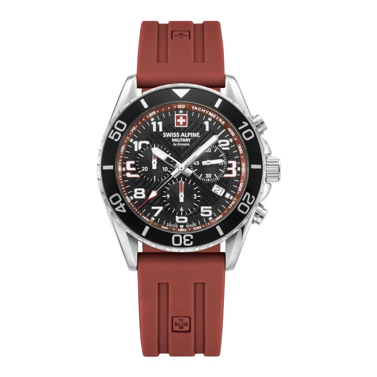 Swiss Alpine Military 7029.9836 Herrenuhr Raptor Chronograph 42mm 10ATM