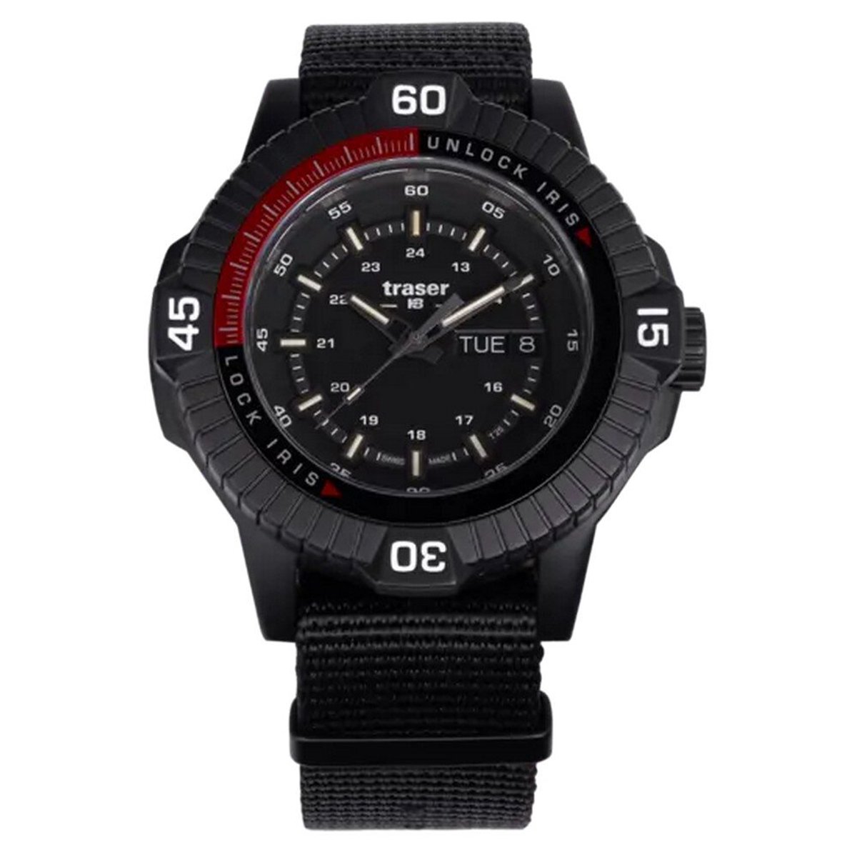 Traser H3 111461 Herrenuhr P99 Iris Tactical Limited Edition 46mm 10ATM